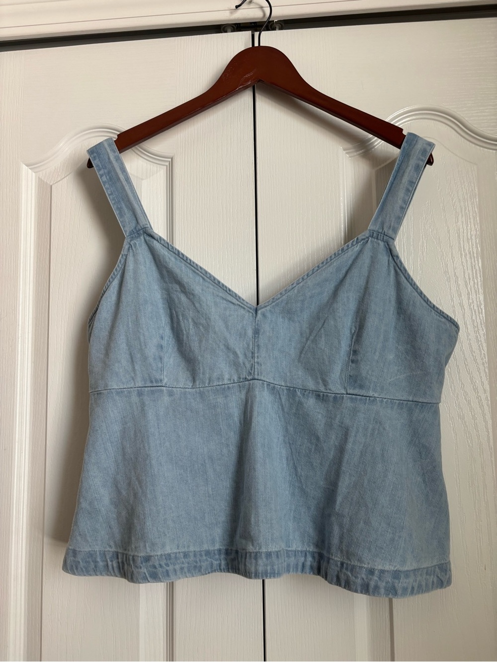 American Eagle Outfitters Light Blue Denim tank top
